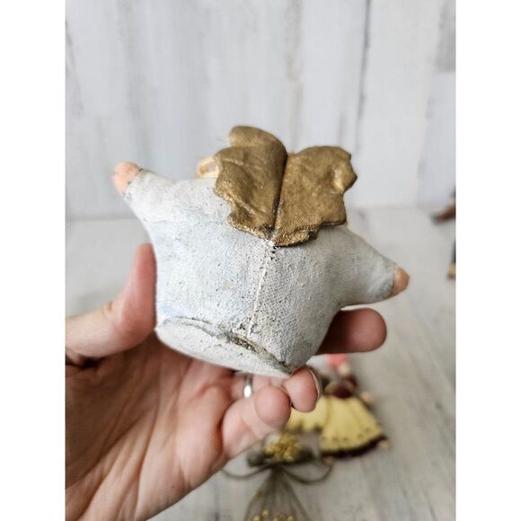 Angel vintage set magnet ornament tree wire ornament angel - Picture 6 of 10